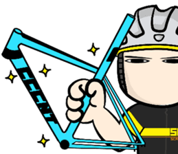 the cycling life of a struggling Knight7 sticker #14711837