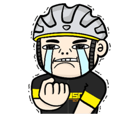 the cycling life of a struggling Knight7 sticker #14711849