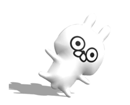 [3D] Three-dimensional rabbit 2! sticker #14711949