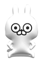 [3D] Three-dimensional rabbit 2! sticker #14711953