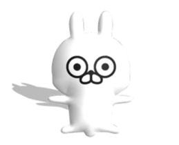 [3D] Three-dimensional rabbit 2! sticker #14711962