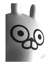 [3D] Three-dimensional rabbit 2! sticker #14711964