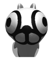 [3D] Three-dimensional rabbit 2! sticker #14711965