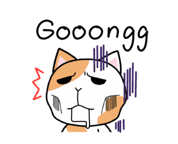 Dapple saffron cat sticker #14712129