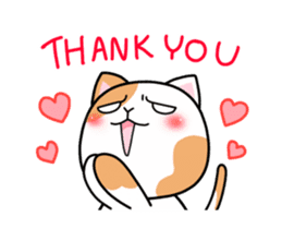 Dapple saffron cat sticker #14712134