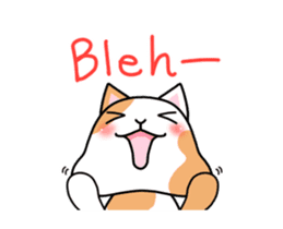 Dapple saffron cat sticker #14712137