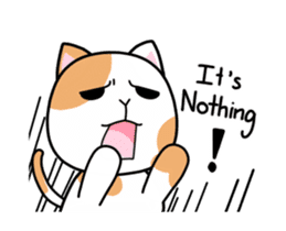 Dapple saffron cat sticker #14712138