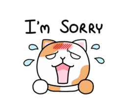 Dapple saffron cat sticker #14712141