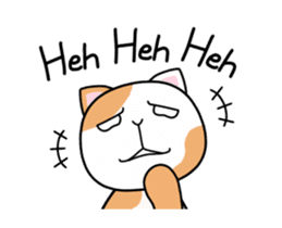 Dapple saffron cat sticker #14712143