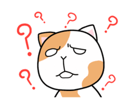 Dapple saffron cat sticker #14712144