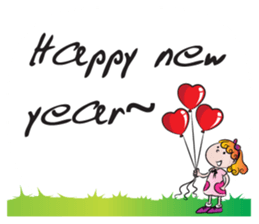 kids & greeting card sticker #14712442