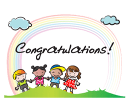 kids & greeting card sticker #14712443