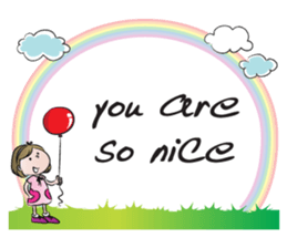 kids & greeting card sticker #14712450