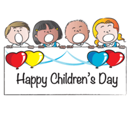 kids & greeting card sticker #14712452