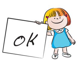 kids & greeting card sticker #14712473