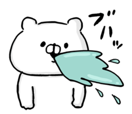 Let's accompanied by a bear7. sticker #14712559