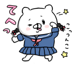 Let's accompanied by a bear7. sticker #14712583