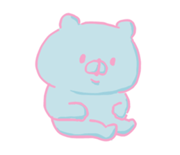 Let's accompanied by a bear7. sticker #14712596