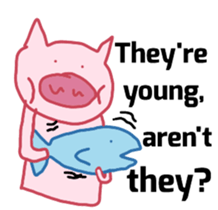 I think pig is popular in 2017. sticker #14712634