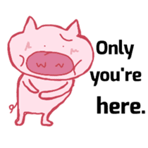 I think pig is popular in 2017. sticker #14712638
