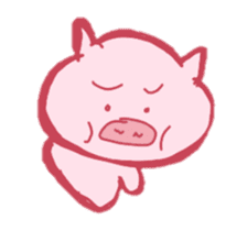 I think pig is popular in 2017. sticker #14712658