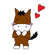 horse sticker. sticker #14712744