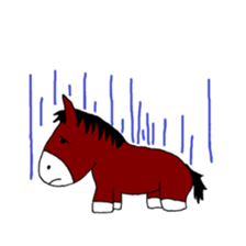 horse sticker. sticker #14712745