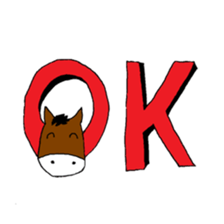 horse sticker. sticker #14712750