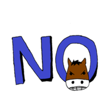 horse sticker. sticker #14712751