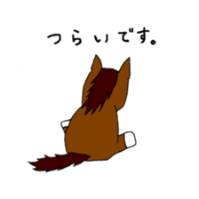 horse sticker. sticker #14712753