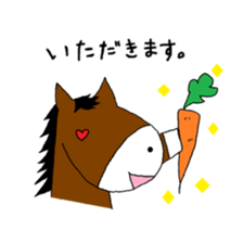 horse sticker. sticker #14712757