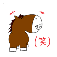 horse sticker. sticker #14712762