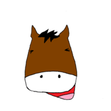 horse sticker. sticker #14712778