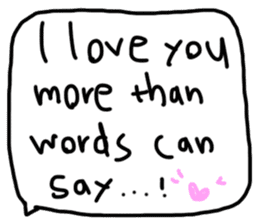 Words of love sticker #14713505