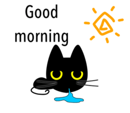 black-cat. sticker #14713710