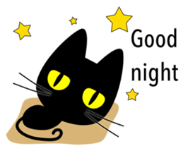 black-cat. sticker #14713711
