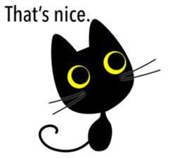 black-cat. sticker #14713715