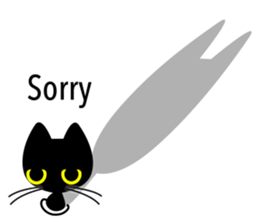 black-cat. sticker #14713717