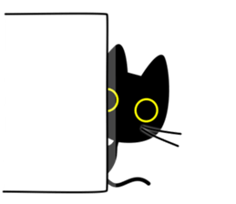 black-cat. sticker #14713721