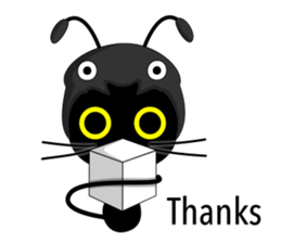 black-cat. sticker #14713723