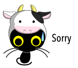 black-cat. sticker #14713725