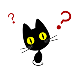 black-cat. sticker #14713727