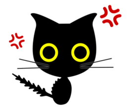black-cat. sticker #14713728