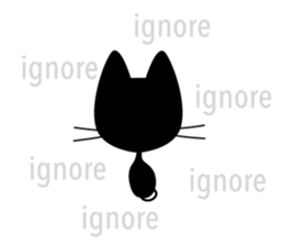 black-cat. sticker #14713729