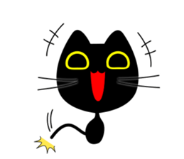 black-cat. sticker #14713730