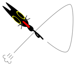 black-cat. sticker #14713735