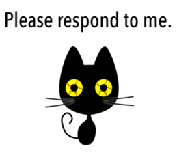 black-cat. sticker #14713736