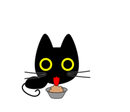 black-cat. sticker #14713740
