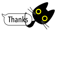 black-cat. sticker #14713743