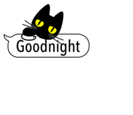 black-cat. sticker #14713745